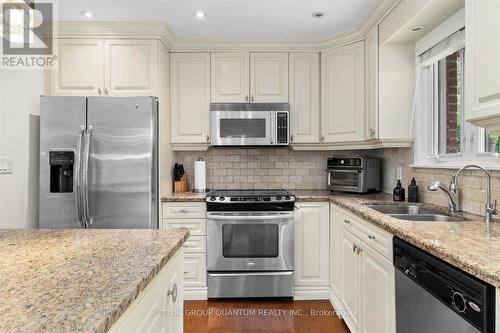 159 Princess Anne Crescent, Toronto (Princess-Rosethorn), ON - Indoor Photo Showing Kitchen With Double Sink With Upgraded Kitchen