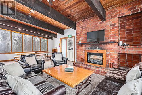 141 Kandahar Lane, Blue Mountains (Blue Mountain Resort Area), ON - Indoor Photo Showing Living Room With Fireplace