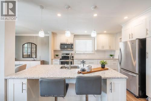 5290 Joel Avenue, Burlington, ON - Indoor Photo Showing Kitchen With Stainless Steel Kitchen With Upgraded Kitchen