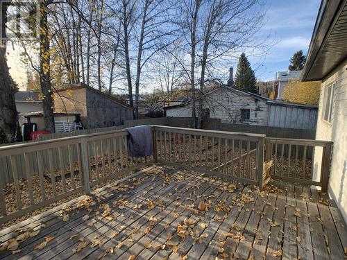 B 4609 Boundary Road, Fort Nelson, BC - Outdoor With Deck Patio Veranda