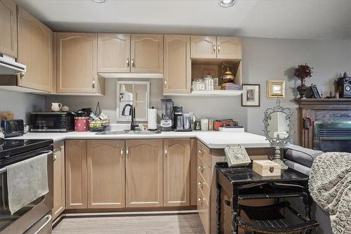 126 Gurnett Drive, Hamilton, ON - Indoor Photo Showing Kitchen With Double Sink
