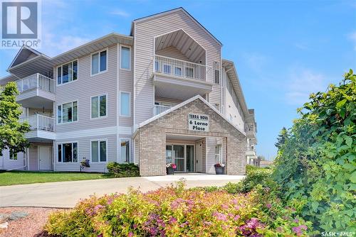 310 6 Lorne Place, Regina, SK - Outdoor With Balcony With Facade