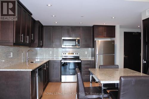 515 - 1235 Richmond Street, London, ON - Indoor Photo Showing Kitchen With Upgraded Kitchen