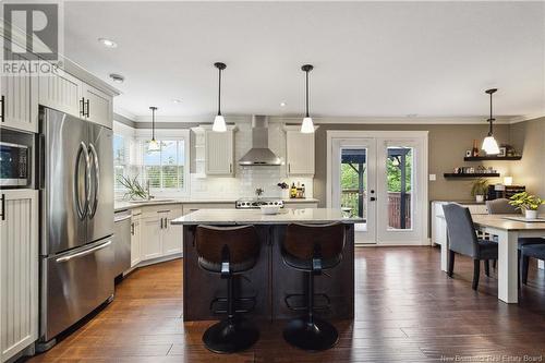 58 Sonia Court, Dieppe, NB - Indoor Photo Showing Kitchen With Stainless Steel Kitchen With Upgraded Kitchen