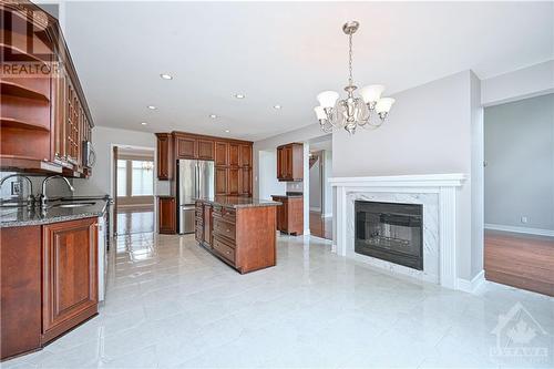 Eat in Space - 38 Knudson Drive, Ottawa, ON - Indoor With Fireplace