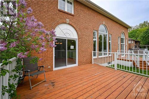 Deck - 38 Knudson Drive, Ottawa, ON - Outdoor With Deck Patio Veranda With Exterior