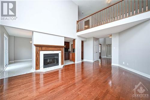 family with Fireplace - 38 Knudson Drive, Ottawa, ON - Indoor With Fireplace