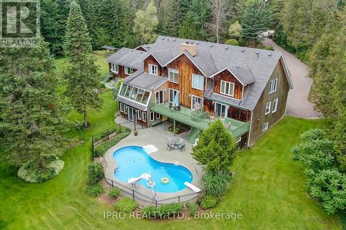 307254 Hockley Road, Mono, ON - Outdoor With In Ground Pool With Deck Patio Veranda