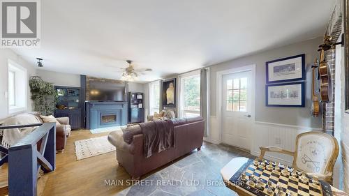 126 King Street, Kawartha Lakes (Woodville), ON - Indoor Photo Showing Living Room With Fireplace