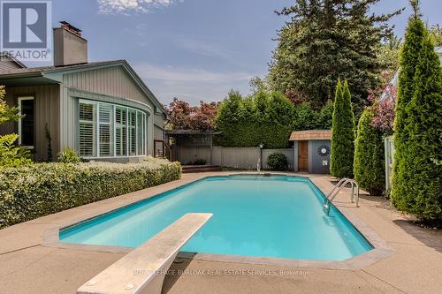 674 Holt Drive, Burlington, ON - Outdoor With In Ground Pool With Backyard