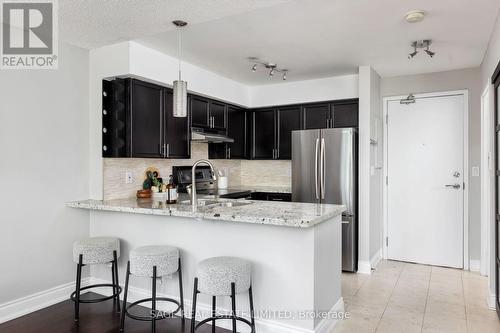 703 - 250 Manitoba Street, Toronto, ON - Indoor Photo Showing Kitchen With Upgraded Kitchen