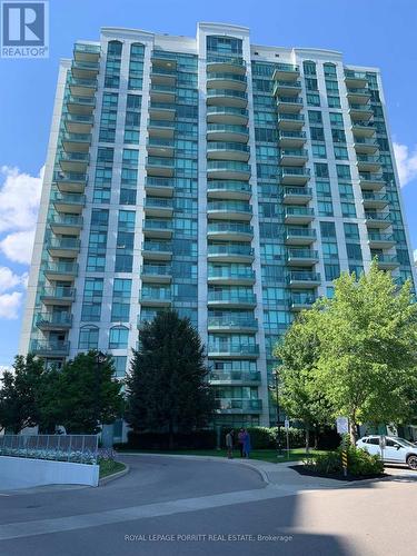 1701 - 4900 Glen Erin Drive, Mississauga, ON - Outdoor With Balcony With Facade