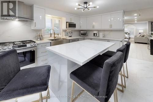 133 Hanmer Street W, Barrie, ON - Indoor Photo Showing Kitchen With Double Sink With Upgraded Kitchen