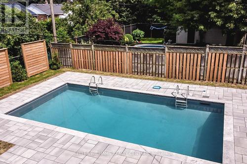 963 Sanford Drive, Burlington, ON - Outdoor With In Ground Pool With Deck Patio Veranda