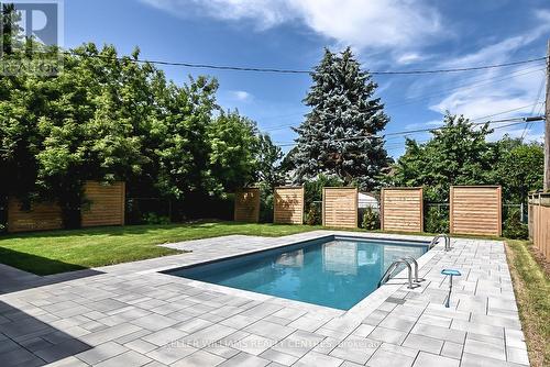 963 Sanford Drive, Burlington, ON - Outdoor With In Ground Pool