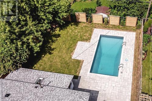 963 Sanford Drive, Burlington (Lasalle), ON - Outdoor With In Ground Pool