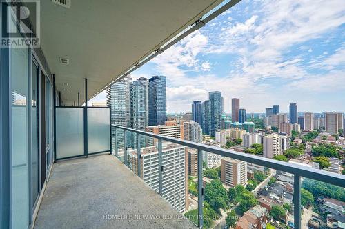 3306 - 3 Gloucester Street, Toronto (Church-Yonge Corridor), ON - Outdoor With Balcony With View With Exterior