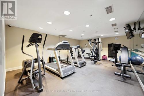 408 - 1 Watergarden Way, Toronto (Bayview Village), ON - Indoor Photo Showing Gym Room