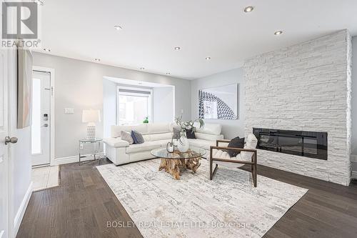 334 Cleveland Street, Toronto, ON - Indoor Photo Showing Living Room With Fireplace