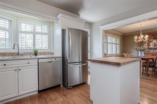 Walk out to yard. - 674 Holt Drive, Burlington, ON - Indoor Photo Showing Kitchen