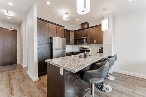 101 Locke Street S|Unit #305, Hamilton, ON - Indoor Photo Showing Kitchen