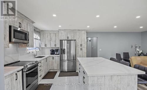66 Loradeen Crescent, Toronto, ON - Indoor Photo Showing Kitchen With Double Sink With Upgraded Kitchen