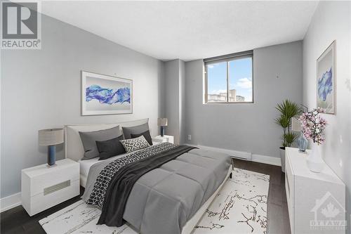 This photo has been virtually staged. - 154 Nelson Street Unit#902, Ottawa, ON - Indoor Photo Showing Bedroom