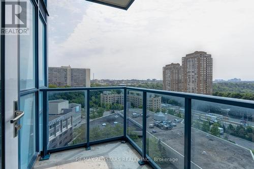 1102 - 181 Wynford Drive, Toronto, ON - Outdoor With Balcony With View With Exterior