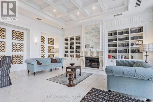 1313 - 15 Greenview Avenue, Toronto (Newtonbrook West), ON - Indoor Photo Showing Living Room With Fireplace