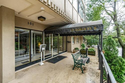 101 Queen Street S|Unit #404, Hamilton, ON - Outdoor With Deck Patio Veranda