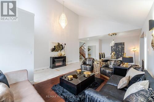 72 Southcreek Drive, Hamilton, ON - Indoor Photo Showing Living Room With Fireplace