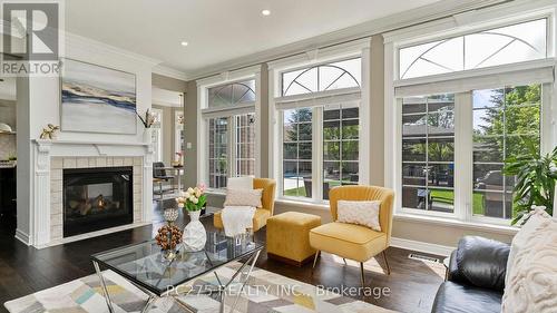 301 East Rivertrace Walk, London, ON - Indoor Photo Showing Living Room With Fireplace