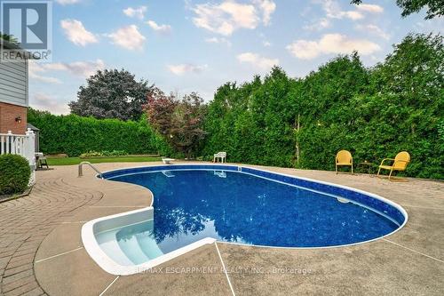 2182 Maplewood Drive, Burlington, ON - Outdoor With In Ground Pool With Deck Patio Veranda With Backyard