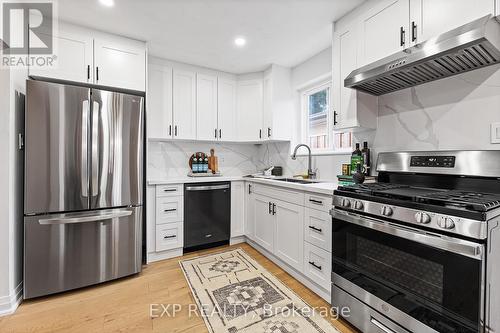 126 Slan Avenue, Toronto, ON - Indoor Photo Showing Kitchen With Upgraded Kitchen