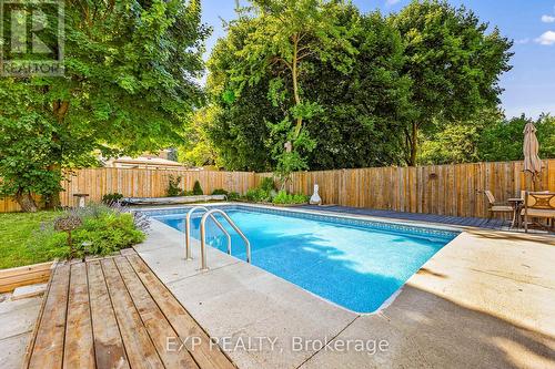 126 Slan Avenue, Toronto, ON - Outdoor With In Ground Pool With Deck Patio Veranda With Backyard