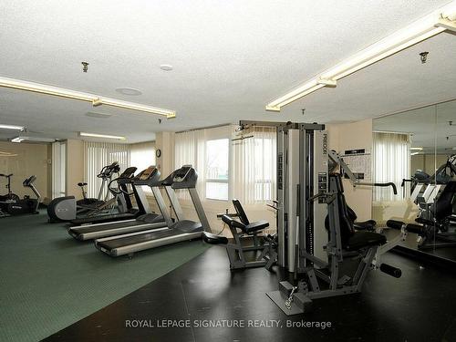 214-475 The West Mall, Toronto, ON - Indoor Photo Showing Gym Room