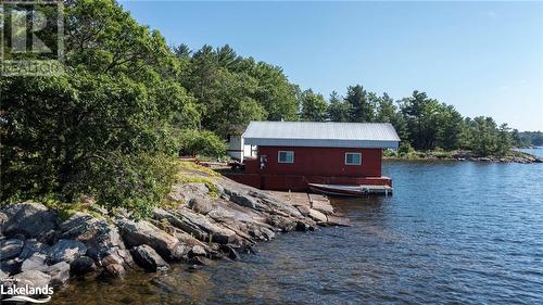 Wet Boat House - 1 B721 Island, Parry Sound, ON - Outdoor With Body Of Water