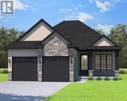 FRONT ELEVATION - Lot 88 Dearing Drive, Lambton Shores (Grand Bend), ON - Outdoor With Facade