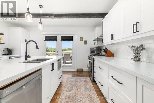 598 Swamp College Road, Prince Edward County (Hillier), ON - Indoor Photo Showing Kitchen With Double Sink With Upgraded Kitchen