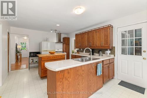 430 Lakeside Drive, Prince Edward County (Hillier), ON - Indoor Photo Showing Kitchen With Double Sink