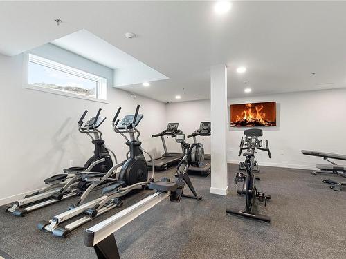 108-4820 Cedar Ridge Pl, Nanaimo, BC - Indoor Photo Showing Gym Room