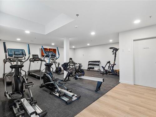 108-4820 Cedar Ridge Pl, Nanaimo, BC - Indoor Photo Showing Gym Room