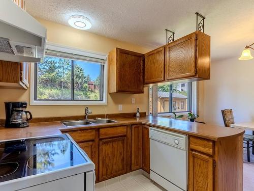 310 Cinnibar Crt, Logan Lake, BC - Indoor Photo Showing Kitchen With Double Sink