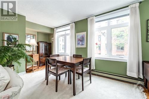 215 Somerset Street W Unit#202, Ottawa, ON - Indoor Photo Showing Dining Room