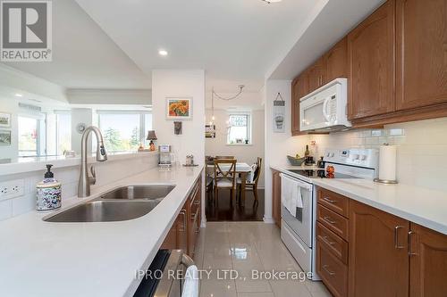 208 - 200 Halton Hills Drive, Halton Hills (Georgetown), ON - Indoor Photo Showing Kitchen With Double Sink