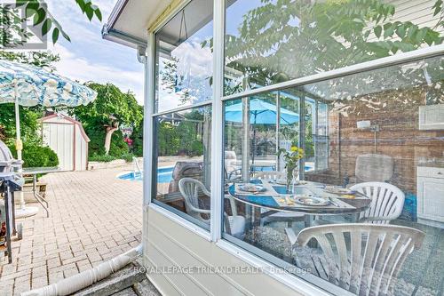 Sunroom with Dining - 33 Hillhead Road, London, ON - Outdoor With Exterior