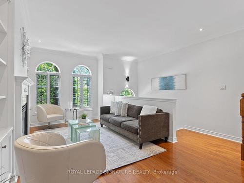 3-116 Evans Ave, Toronto, ON - Indoor Photo Showing Living Room With Fireplace