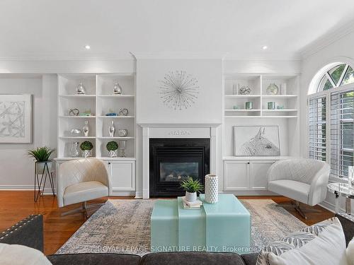 3-116 Evans Ave, Toronto, ON - Indoor Photo Showing Living Room With Fireplace