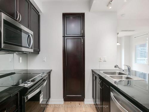 1101-100 Hayden St, Toronto, ON - Indoor Photo Showing Kitchen With Double Sink