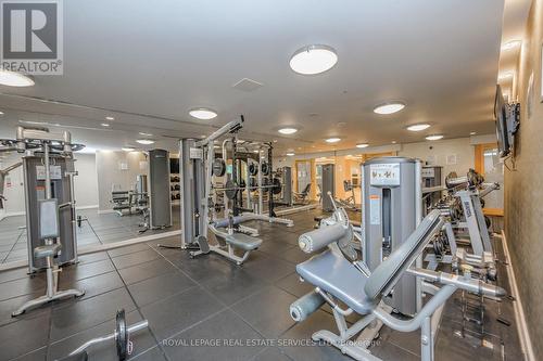 1501 - 225 Webb Drive, Mississauga, ON - Indoor Photo Showing Gym Room
